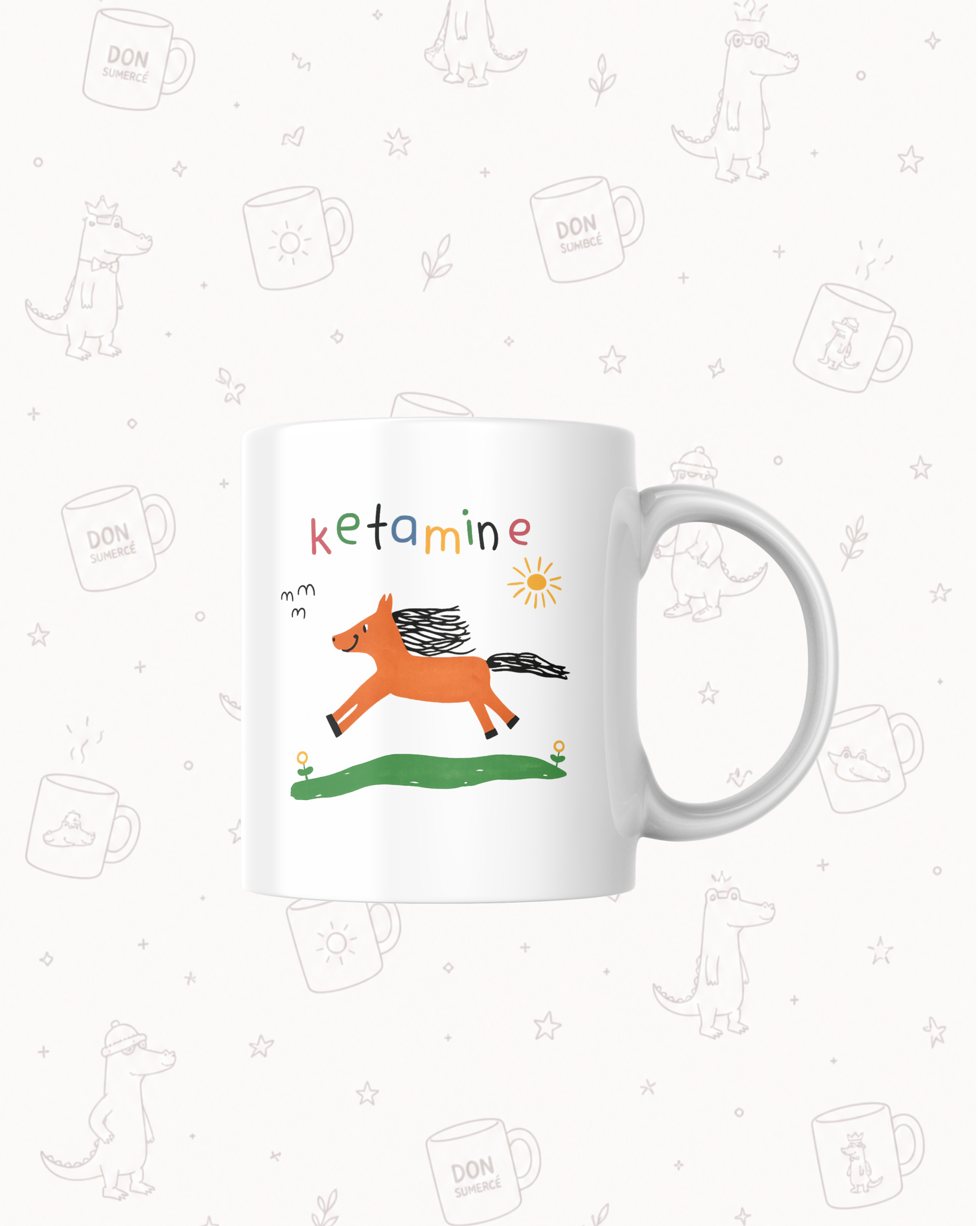 Taza “Ketamine Horse”