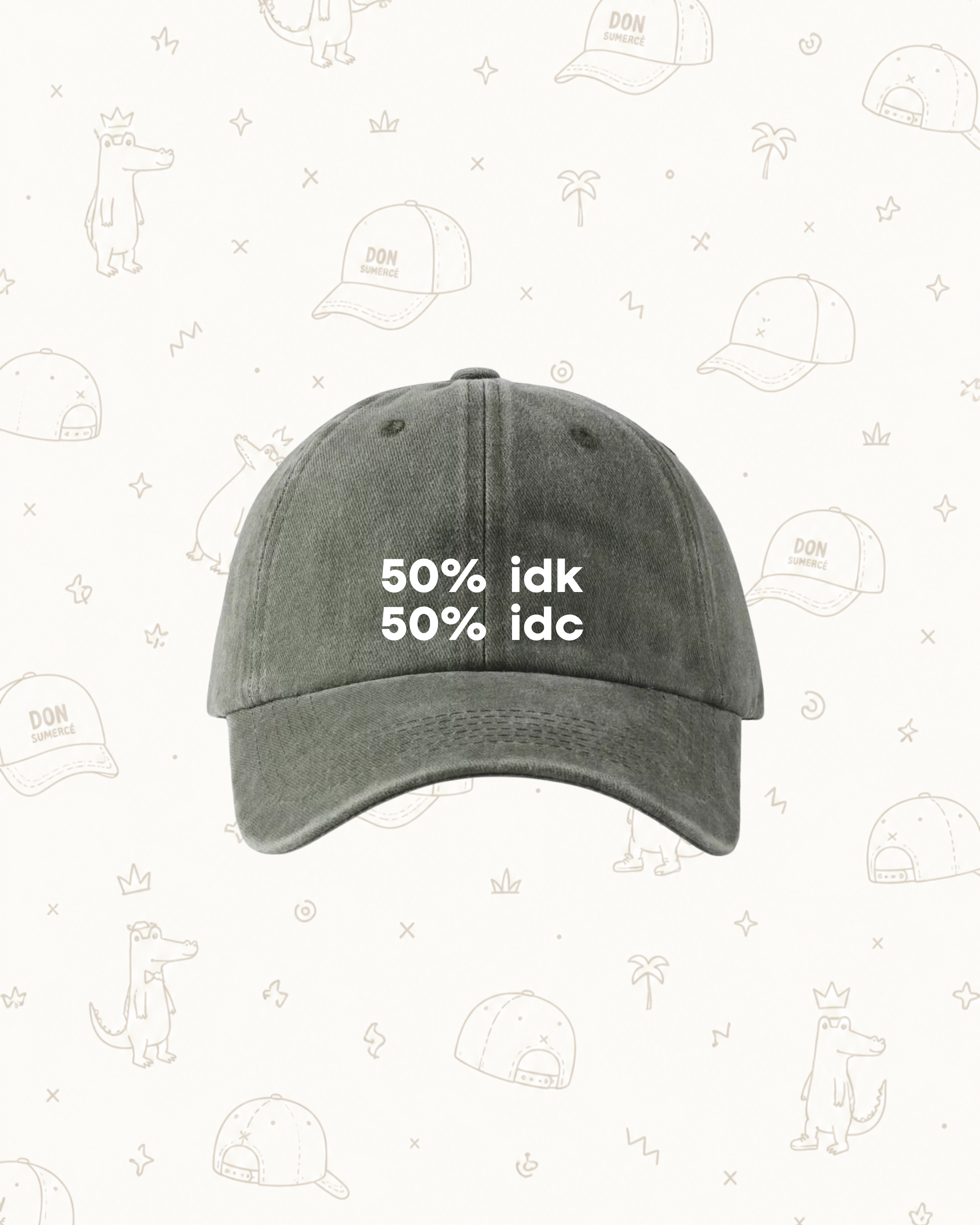 Dad Hat “50/50 Mood”