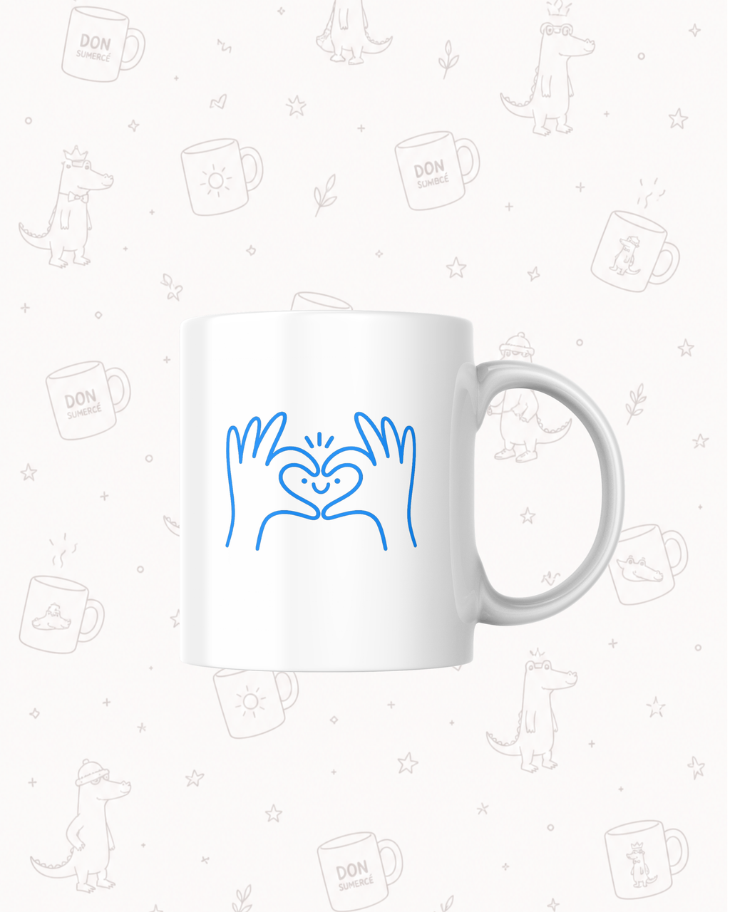Taza “Corazón en las manos”