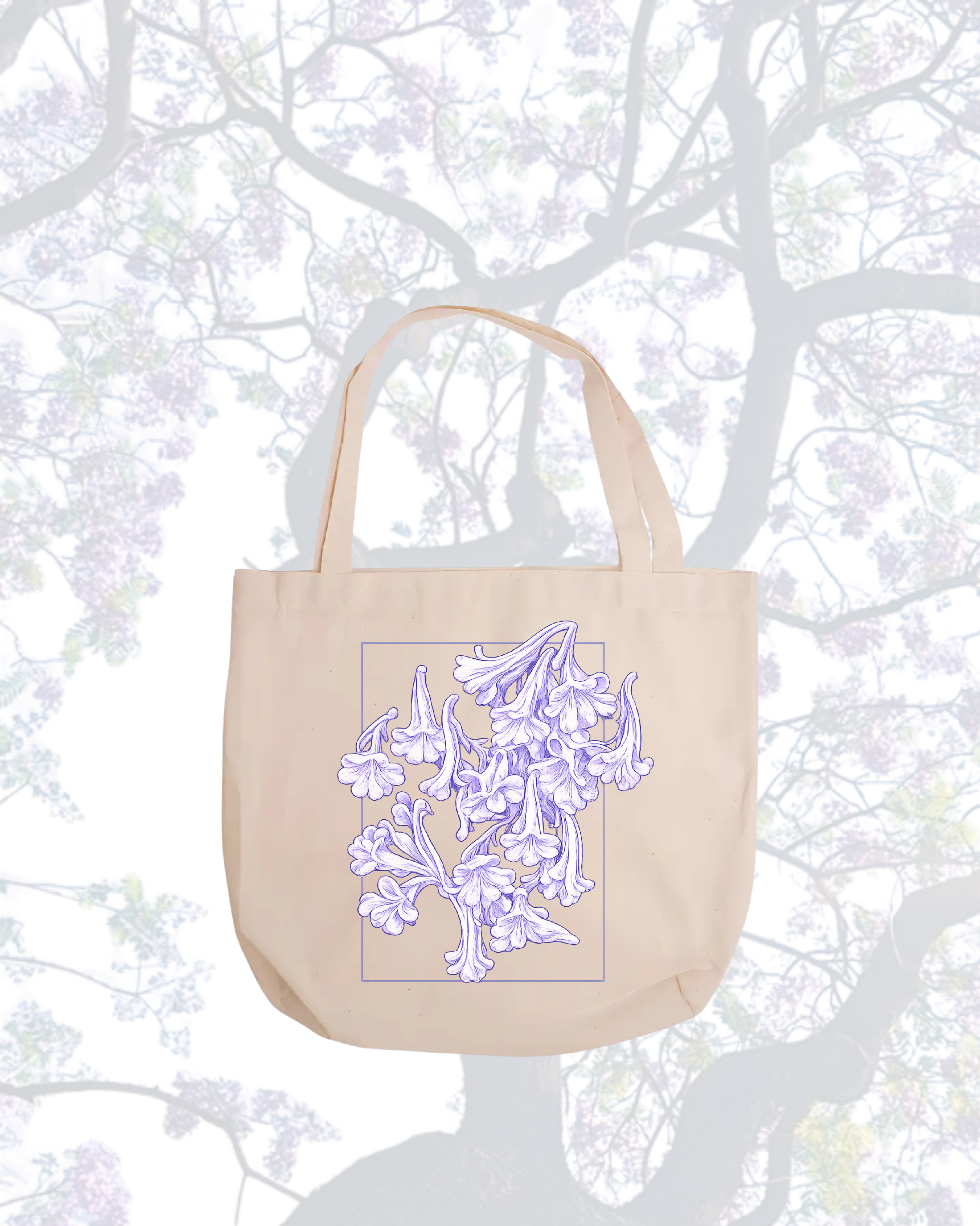 Hojas de Jacaranda (Tote Bag)