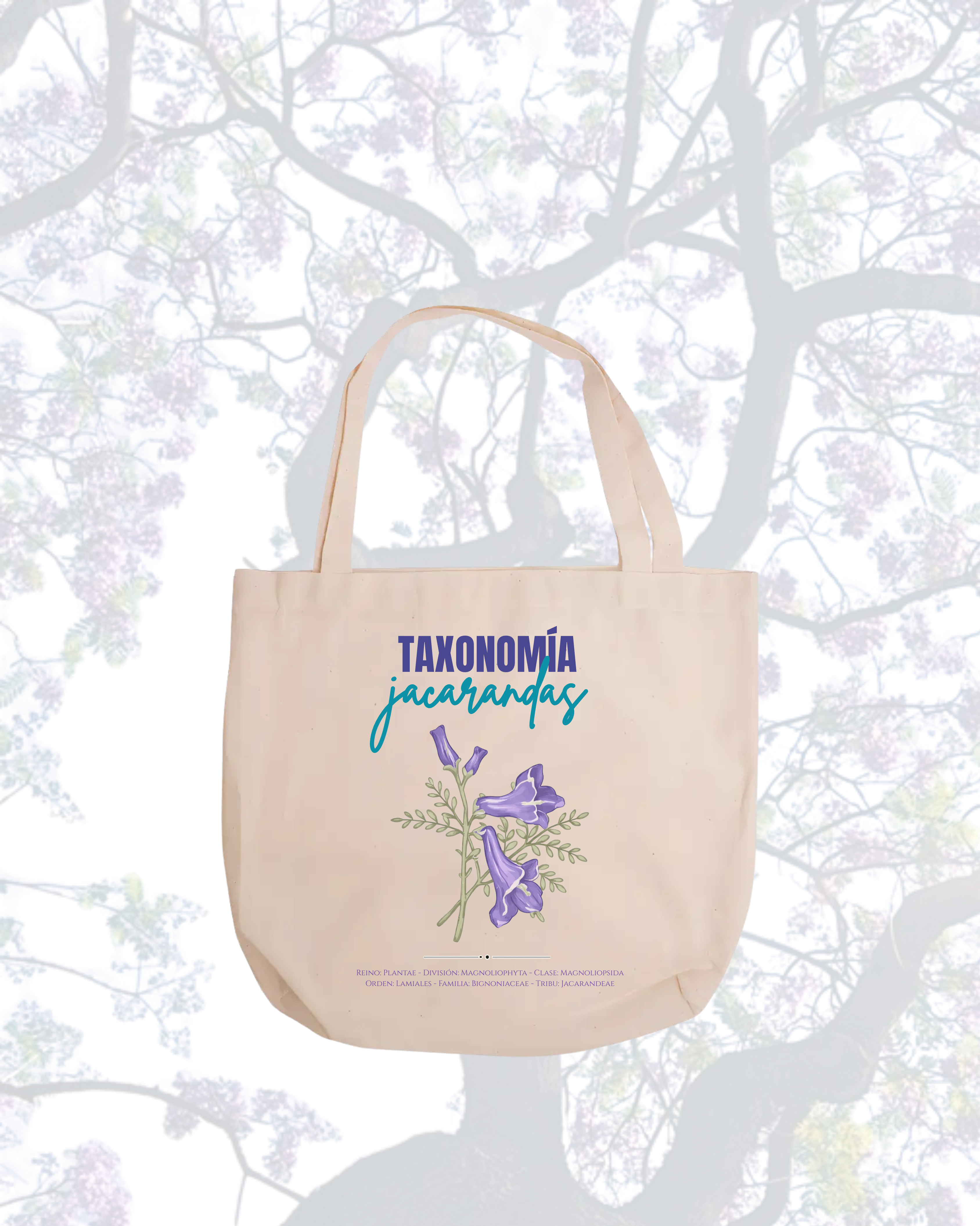 Taxonomía: Jacaranda (Tote Bag)