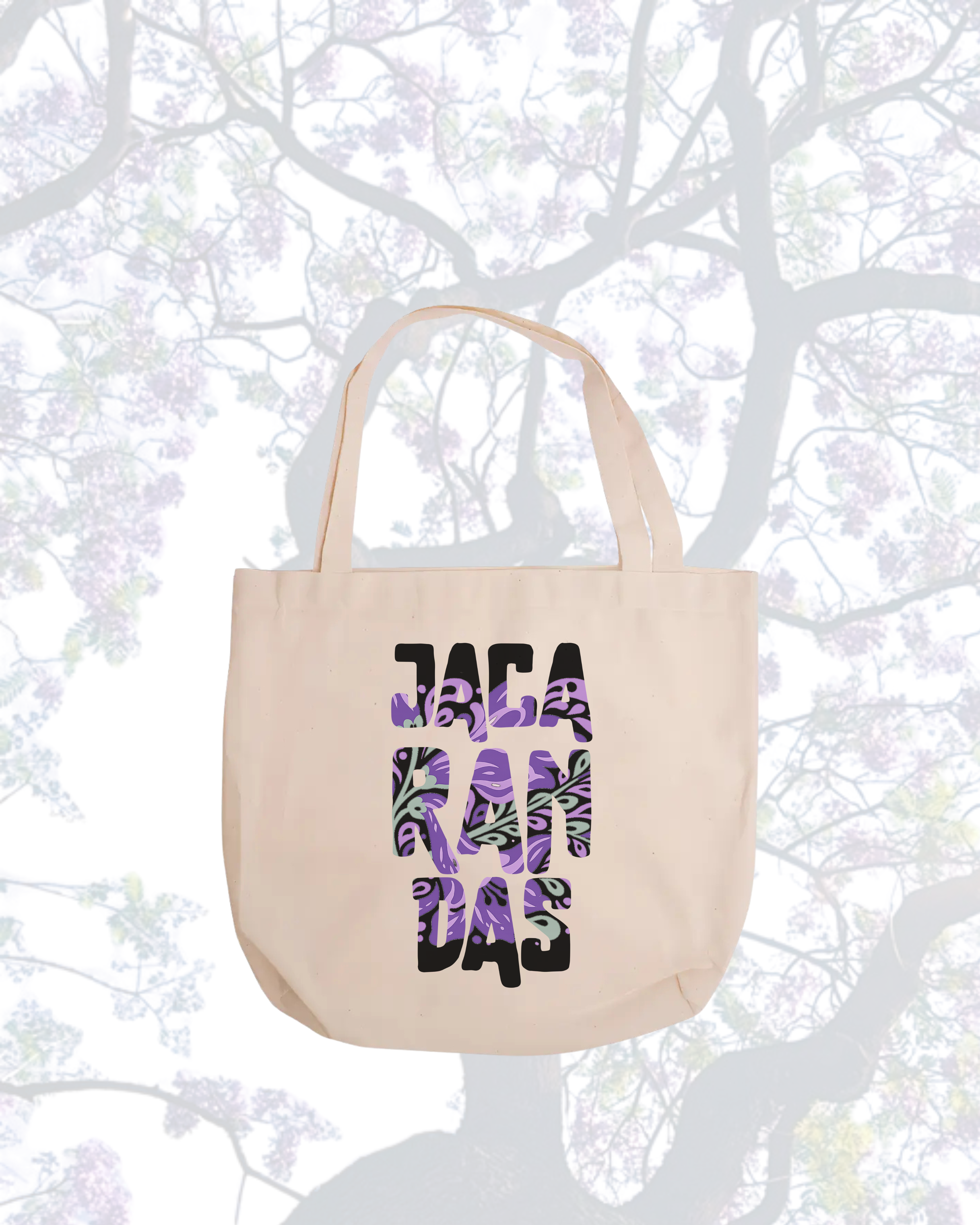 JACA-RAN-DAS (Tote Bag) Violet&Green