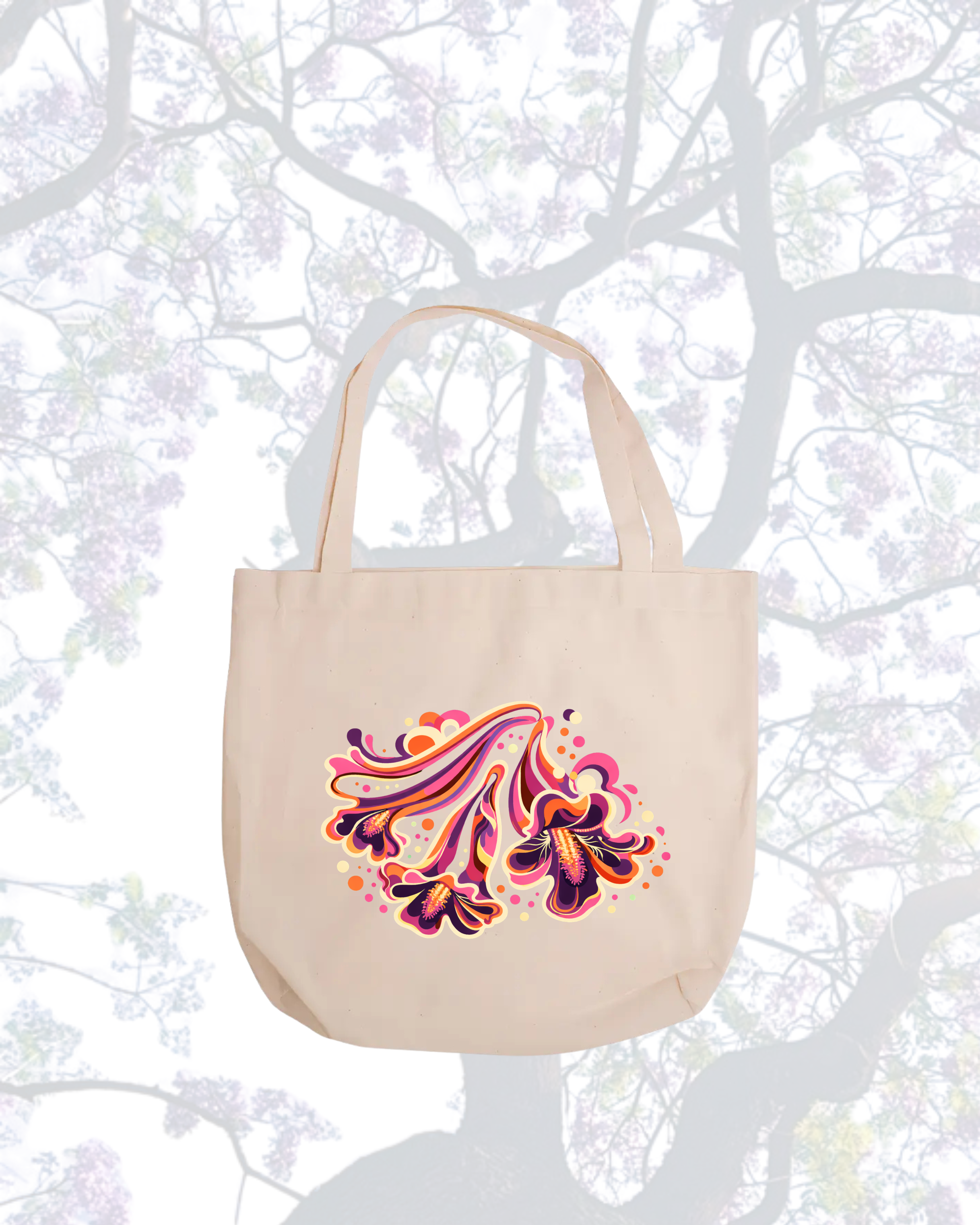 Jacarandas [Orange] (Tote Bag)