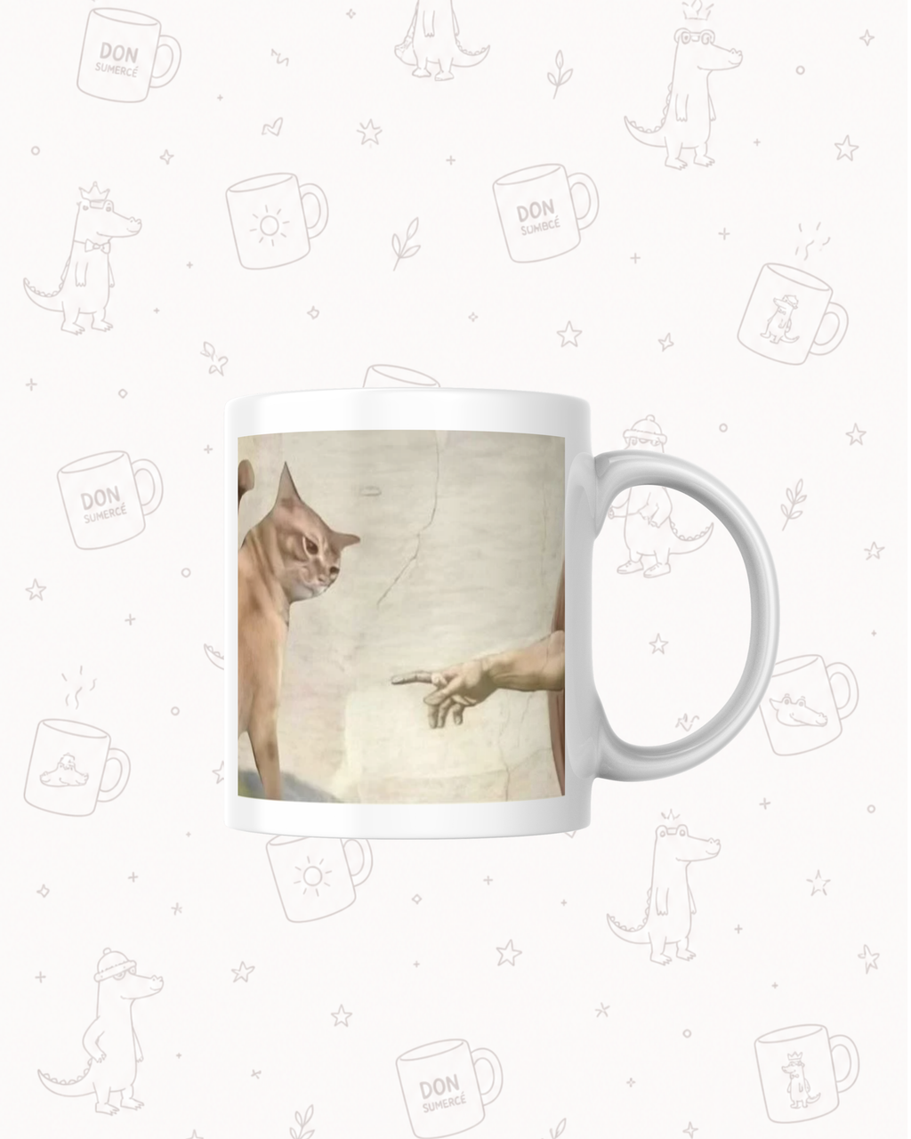 Taza “La creación del michi”