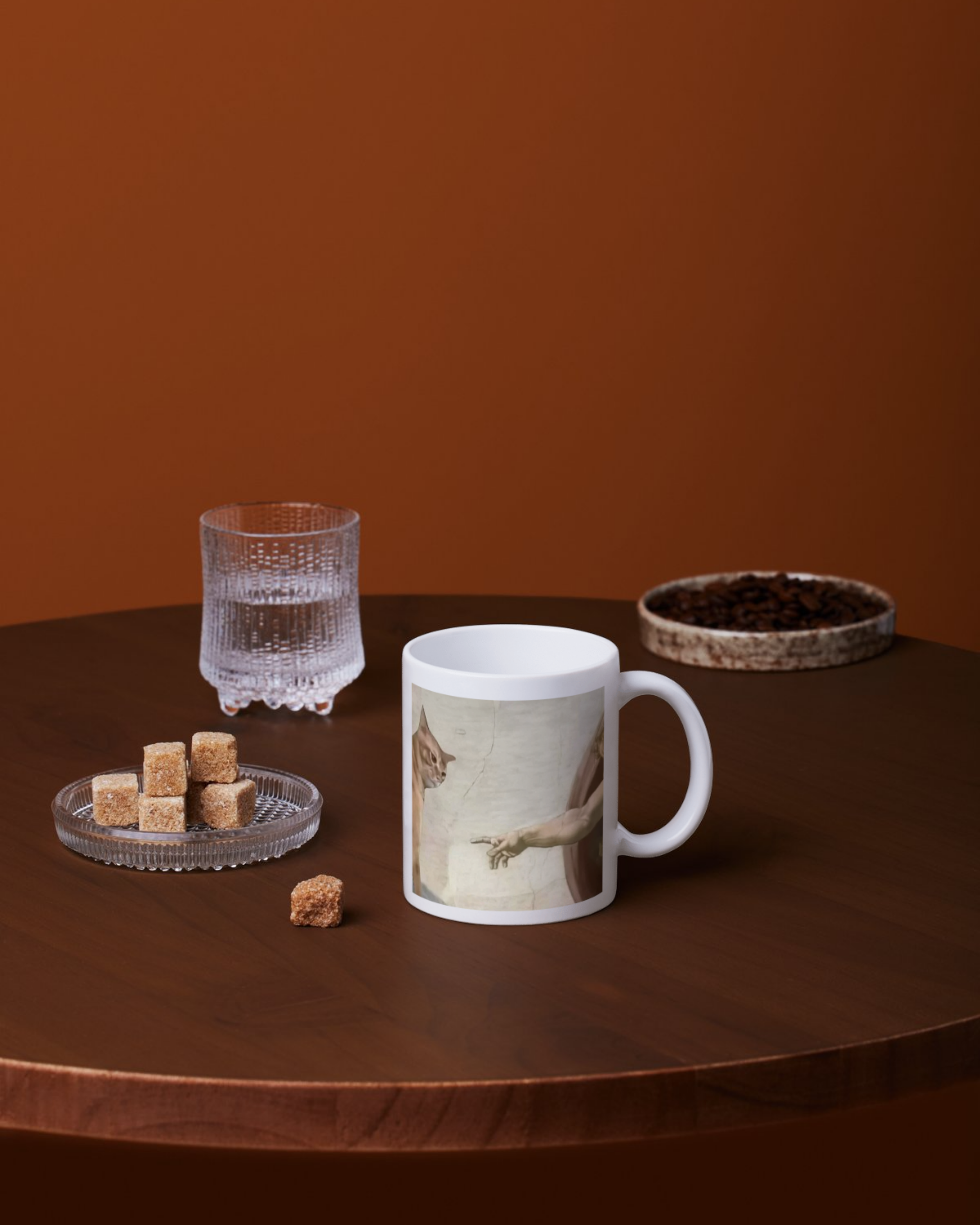 Taza “La creación del michi”