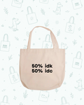 50% / 50% (Tote Bag)