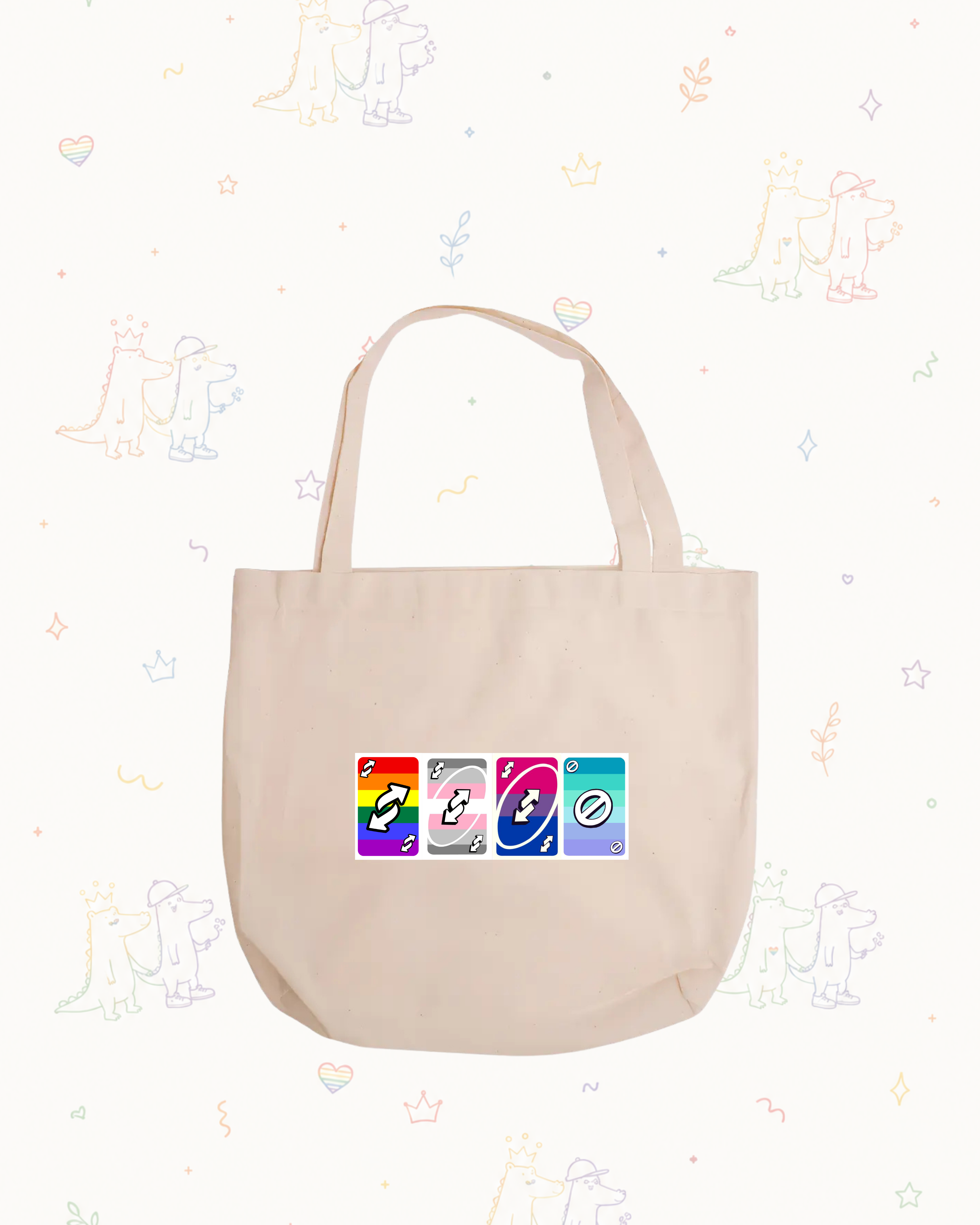 UNO (encima del otro) (Tote Bag)