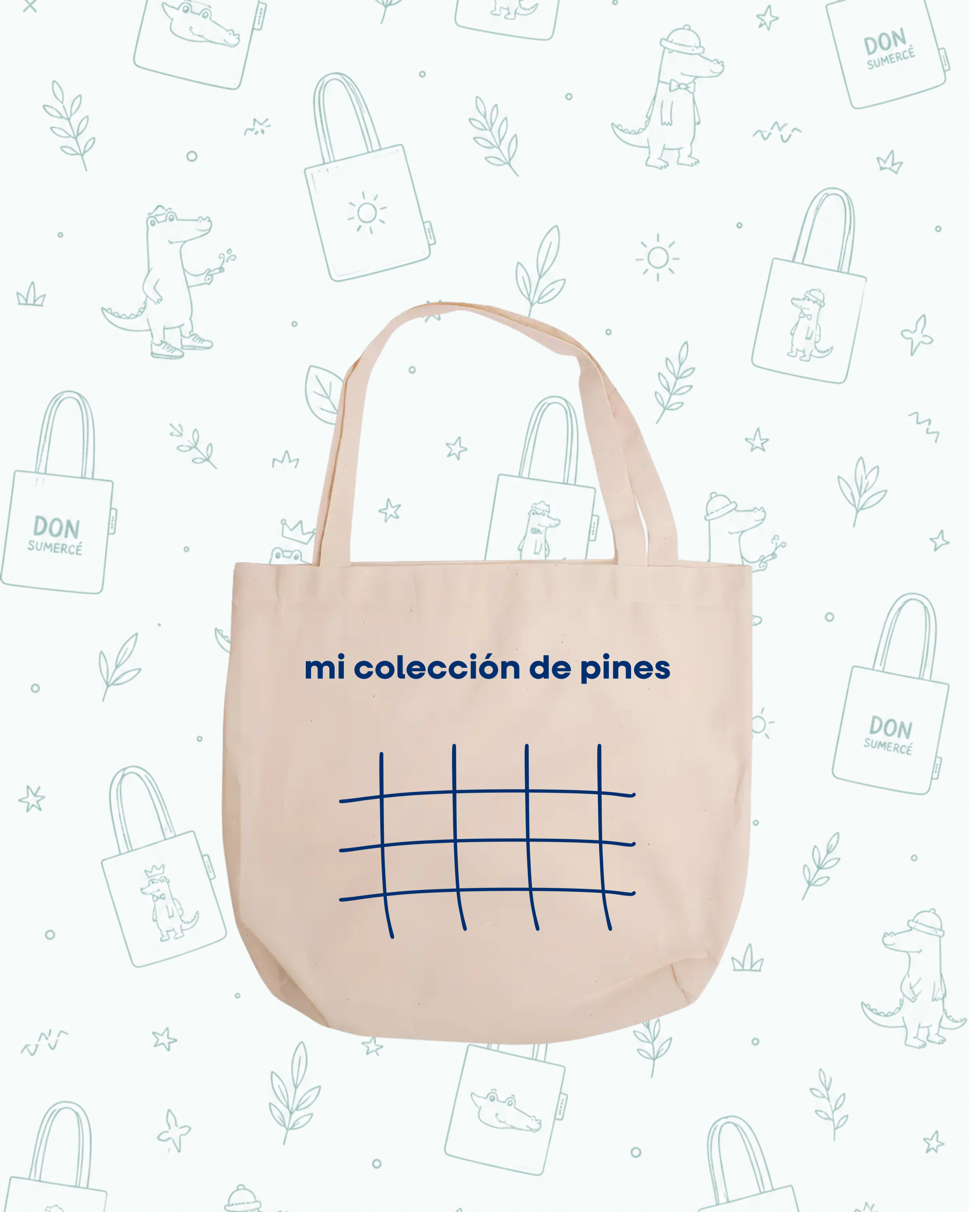 Colección de Pines (Tote Bag)