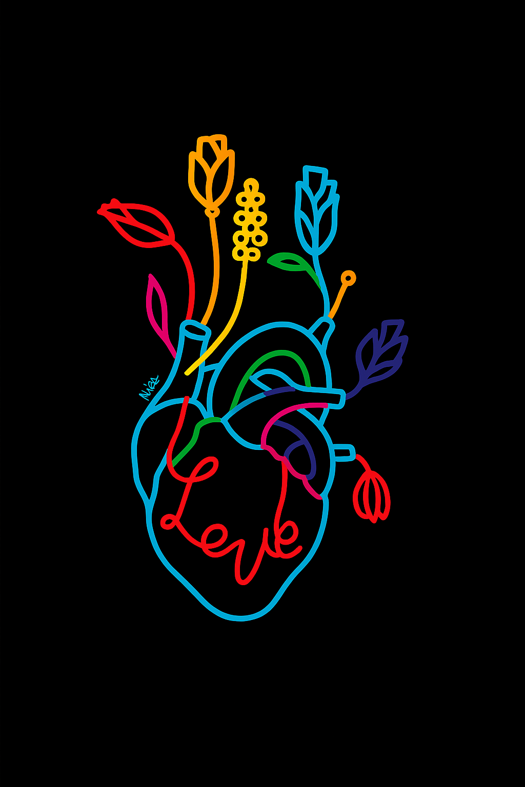 Corazón (colorido)